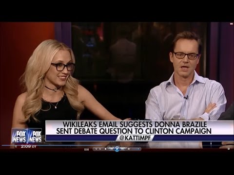 11-01-16 Kat Timpf on Red Eye - Donna Brazile Helped Hillary Cheat