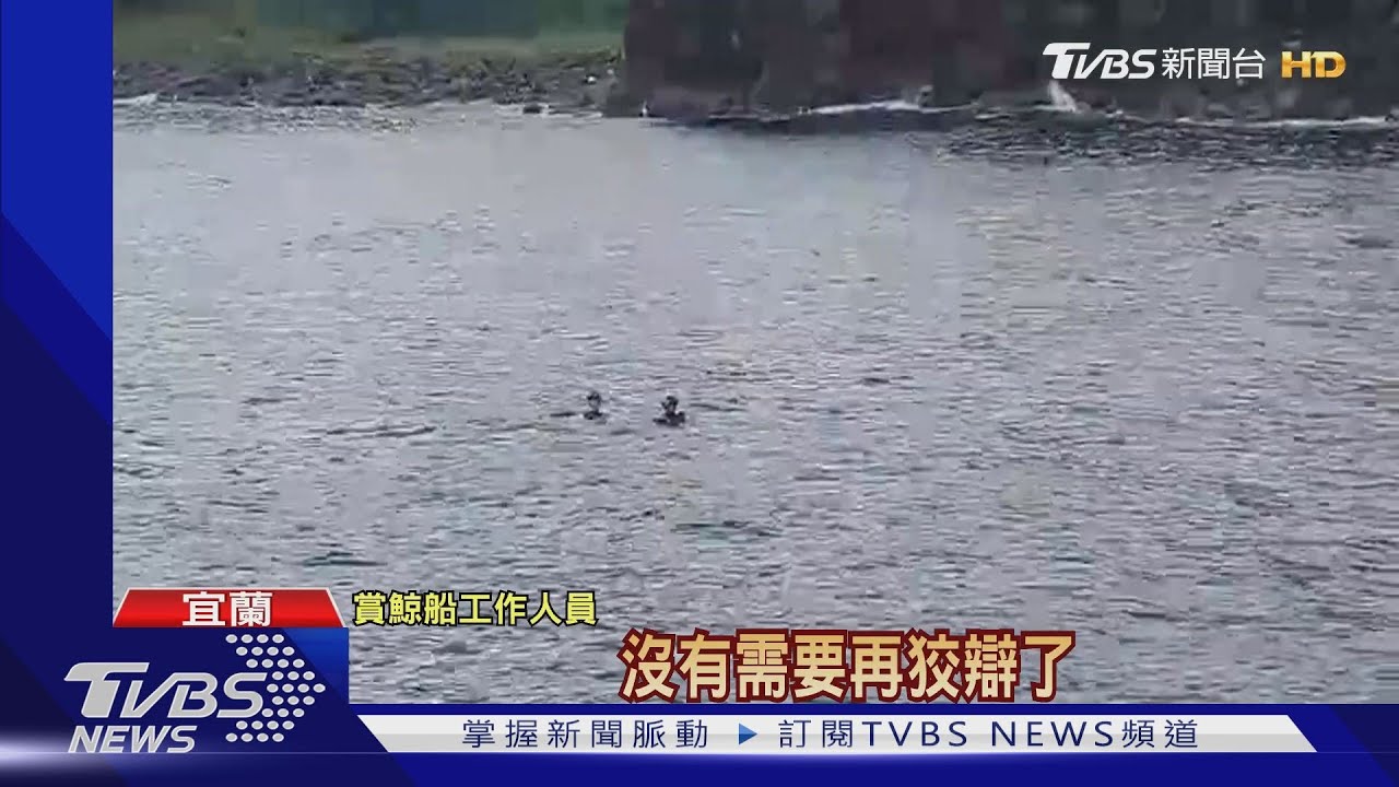 怎會有2個人在海上? 龜山島船靠岸險撞