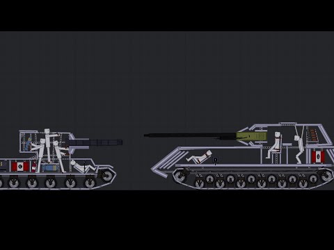 KV-2 vs Maus in People Playground