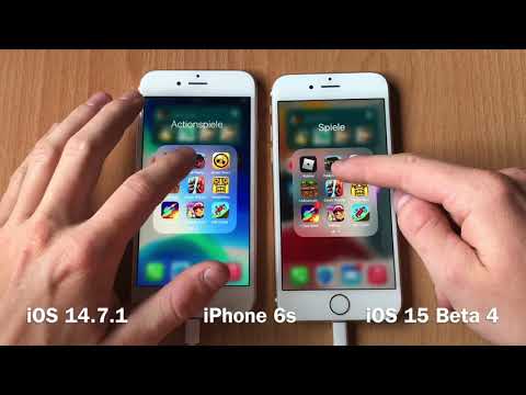 Speed Test: iOS 15 Beta 4 vs iOS 14.7.1 (on iPhone 6s)