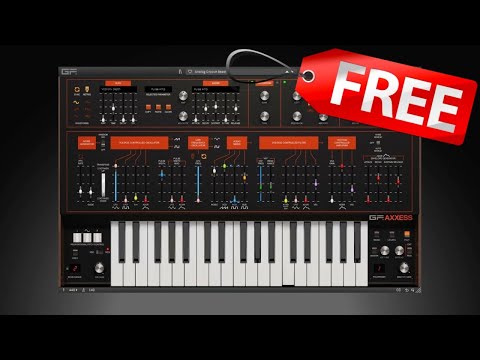 【Limited Time Free!?】$75→$0! Best Free ARP Axxe Synth VST Plugin 2024!? AXXESS, GForce Software