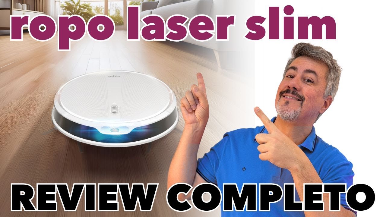 Miniatura da avaliação em vídeo de Robô Aspirador e Passa Pano Ropo Smart Laser Bivolt