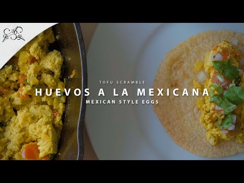Vegan Mexican Tofu Scrambled "Eggs" | Vegan Huevos a la Mexicana