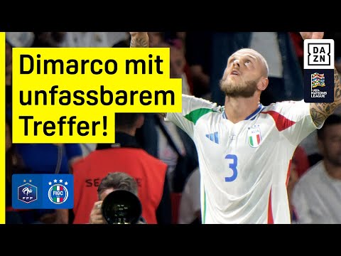 Dimarco & Barcola zaubern in Spitzenspiel: Frankreich - Italien | UEFA Nations League | DAZN