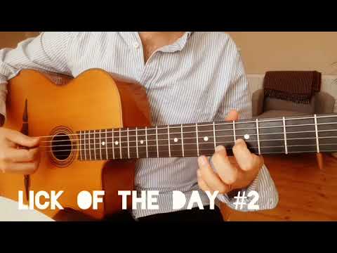 Gypsy Jazz Licks- Lick Of The Day #2 - A7 gypsy jazz lick - Django Reinhardt