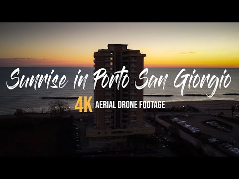 Sunrise in Porto San Giorgio - Marche, Italy