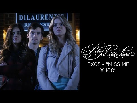 Pretty Little Liars - Aria & Ezra Bump Into Alison - "Miss Me x 100" (5x05)
