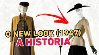 O NEW LOOK de Christian DIOR (1947) 🇫🇷 - História e POLÊMICAS