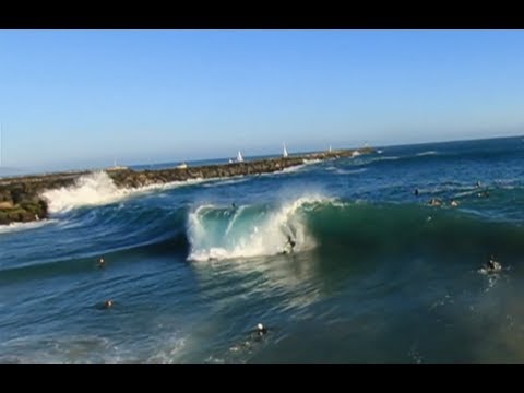 Surfing The Wedge with Jamie O'Brien - Red Bull Wedge Sessions in Newport Beach