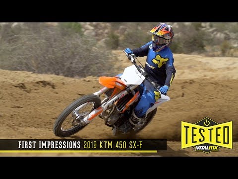First Impressions: 2019 KTM 450 SX-F