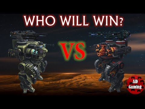 War Robots - Natasha (Avenger, Punisher) VS Natasha (Viper, Shredder)