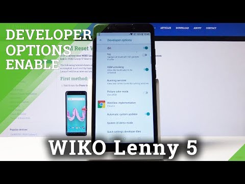 How to Enter Developer Options in WIKO Lenny 5 – Advances Settings