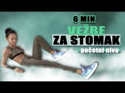 Vežbe za stomak (za početnike) – 6 minuta