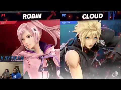 Super Smash Bros. Ultimate: OSK | Asta (Robin) vs Kayoken (Cloud) Twitch Clip