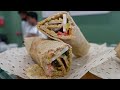 Oil Free Falafel Sandwich Wrap Za Atar Wrap Tasting Lebanese Street Food In London At Bayt Sajj