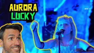 AURORA - Lucky (Live at Nidarosdomen) REACTION - First Time Hearing It