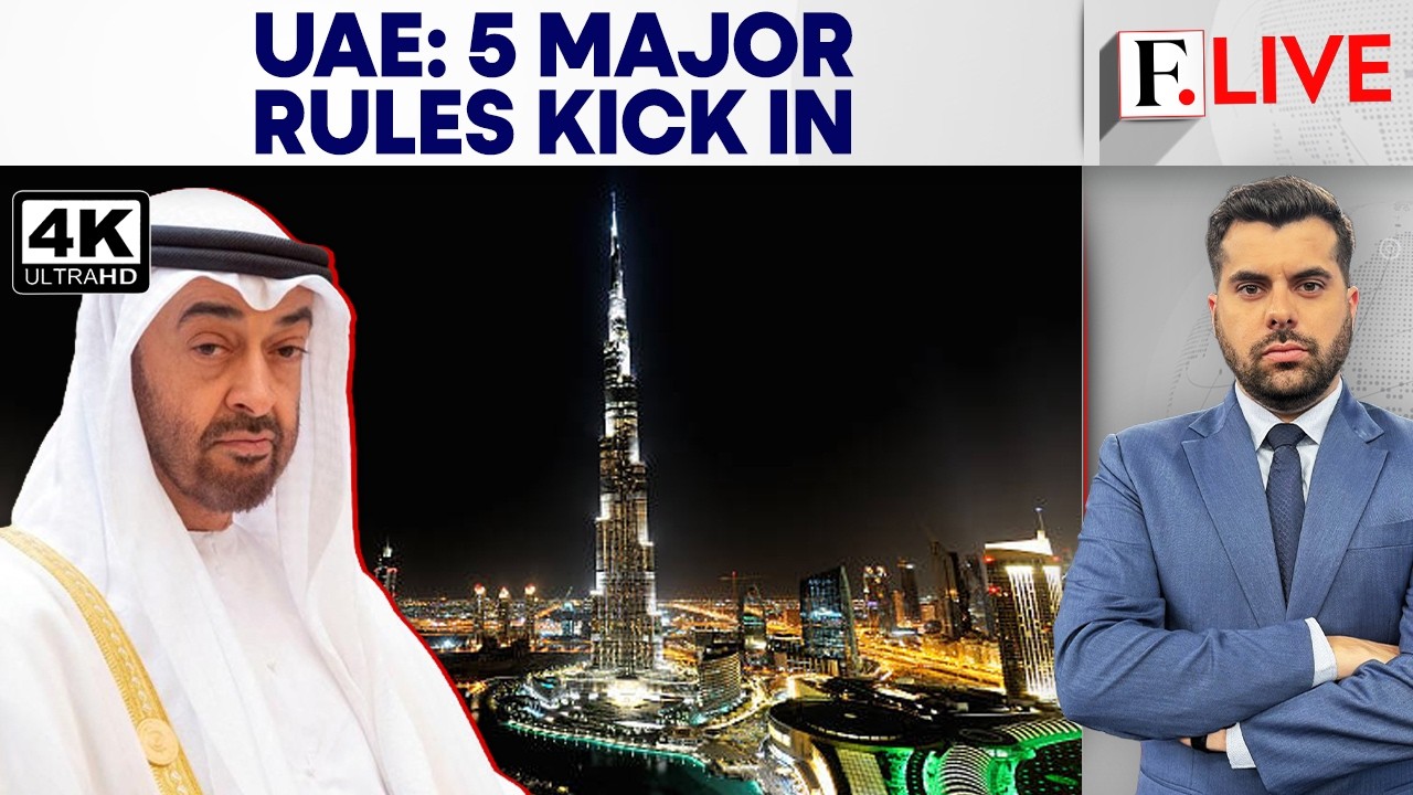 Dubai's Legal Shift: Age 18, New Taxes, Digital Payments | Full Breakdown | Firstpost Live | 4K