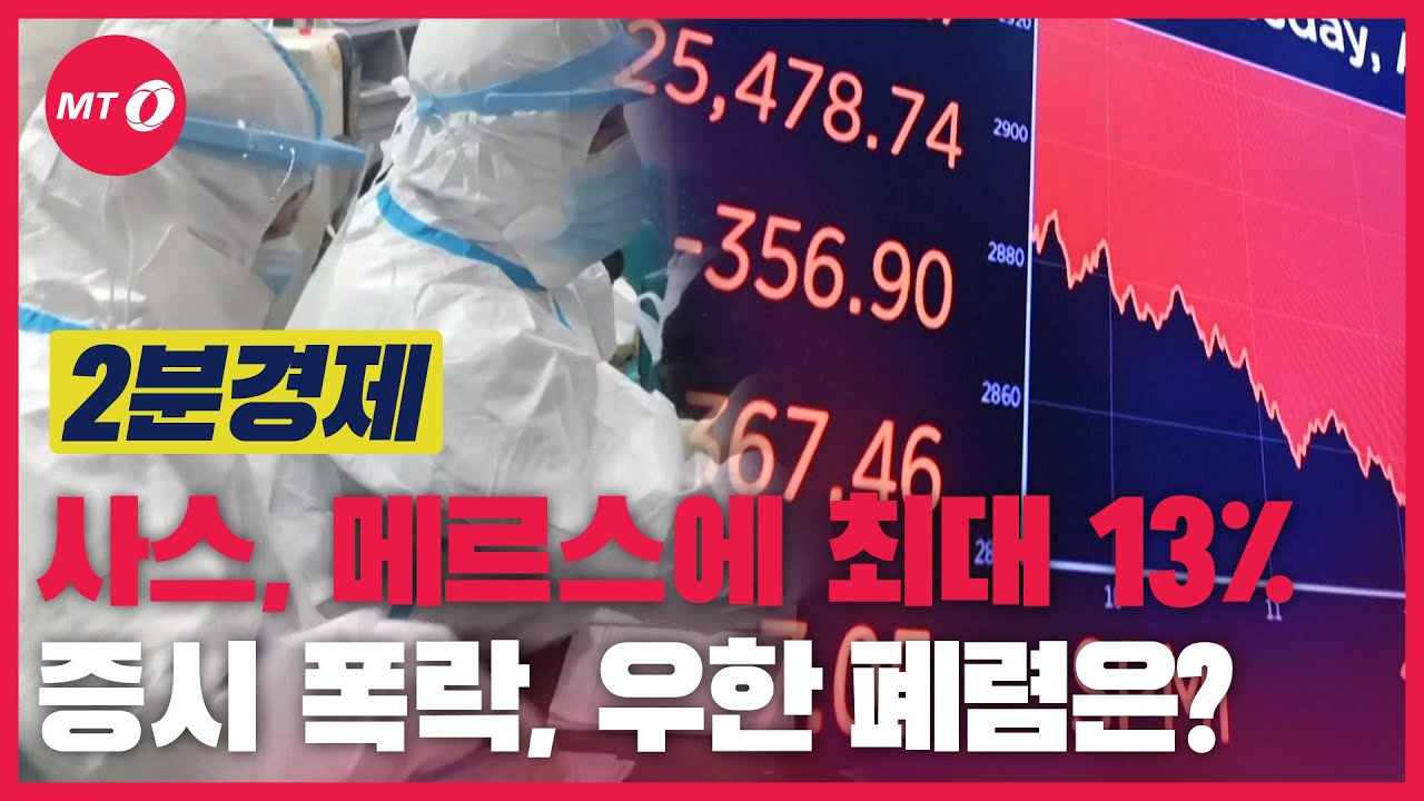 [2분경제] 사스, 메르스에 최대 13% 증시폭락, 우한 폐렴은?