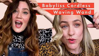BaByliss Cordless Waving Wand tested on different hair types | Cosmopolitan UK