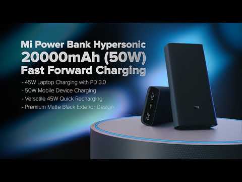Mi Hypersonic 20,000 mAh power bank launched for Rs 3,499, can fast charge  phones and laptops - India Today