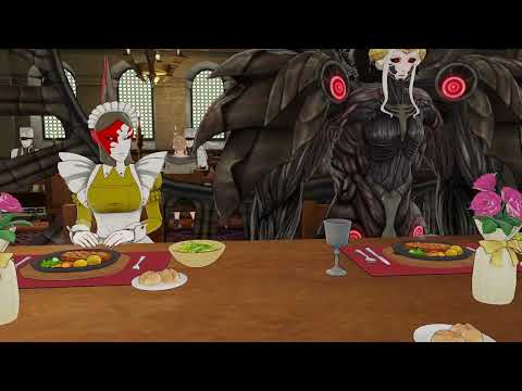 The Flame Emperor and Hegemon Edelgard enjoy a mouthwatering meal