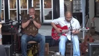 Damon T & Mark Cole "Streamline Train" live @ New Inn Gloucester Blues Festival 2016