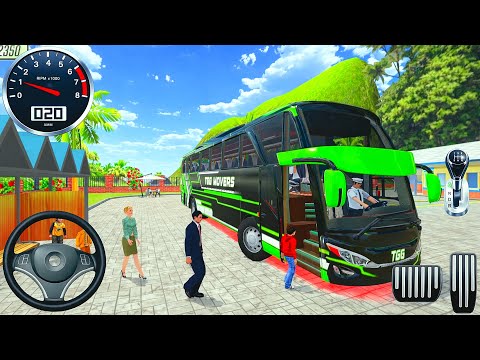 Offroad Coach Bus Simulator 2026 - Realistic Hill Bus Driving Simulator - Android GamePlay