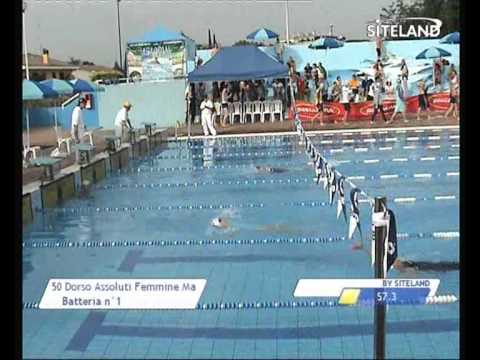 Serie 1 dei 50 Dorso  Assoluti Femmine Master - 12 MEMORIAL ANDREA BETTIOL