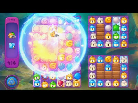 Mobile relaxing game: FishDom Levels 11792🏆and  11793 SuperHard *11 mins Gaming...complete ✅or not❓🤔