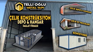 Çelik Konstrüksiyon Depo Yapı Firması - Çelik Yapı ve Uygulama Projeleri