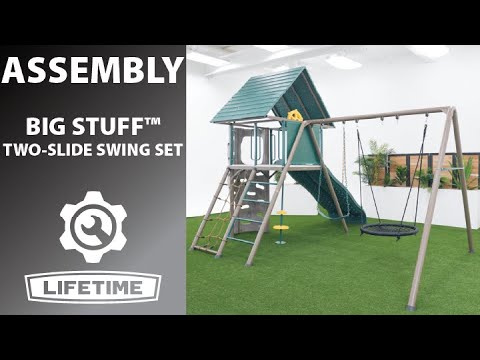 Lifetime Big Stuff™ Two-Slide Swing Set | Lifetime Assembly