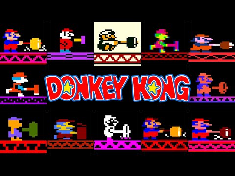 MARIO's HAMMER in Action in Every DONKEY KONG Version
