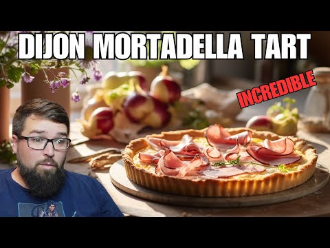 Elevated Mortadella and Dijon Tart: Gourmet Delight