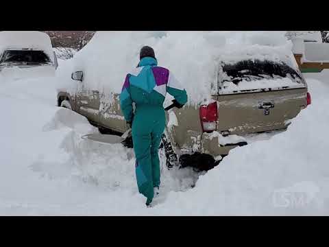 01-27-2021 Mount Shasta, CA - Digging Out During Major Winter Storm