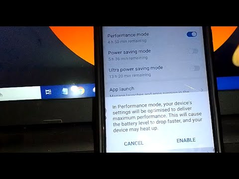 how to enable performance mode in honor 20i mobile