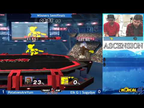 "Ascension 11/3/18" - PotatoesAreYum (Ganon, G&W) v. Elk G | Sugydye (Pit, G&W) - Winners Semis