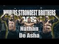 Worlds Strongest Brothers Vs Nathan De Asha // Impossible leg press challenge