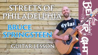 Streets of Philadelphia - Bruce Springsteen - Guitar Lesson