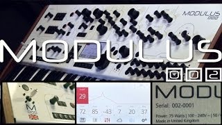 Video thumbnail for Modulus 002 Exclusive First Look by sonicstate