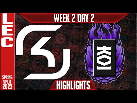SK vs KOI Highlights | LEC Spring 2023 W2D2 | SK Gaming vs KOI