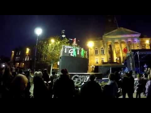 Trampoline Daredevils - Mobile Trampoline Wall | Christmas Lights Switch On