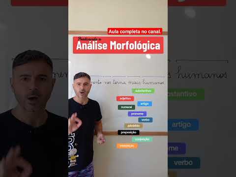 How to do a morphological analysis #portuguese #publicexams #enem #grammar