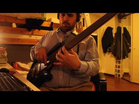 Harley Benton B-550 Fretless / Quick Sound test + Bossa Nova impro