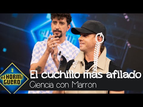 Marron trae el cuchillo más afilado del mundo para un doble corte perfecto - El Hormiguero