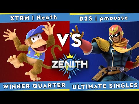 Zénith #5 - Winner Quarter: XTRM | Neath (Diddy Kong) VS D2S | pmousse (Captain Falcon)