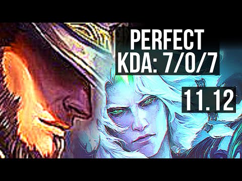 TWISTED FATE vs VIEGO (MID) | 7/0/7, 700+ games, 1.0M mastery, Godlike | KR Diamond | v11.12