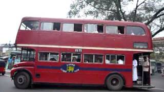 preview picture of video 'Sri Lanka,ශ්‍රී ලංකා,Ceylon,Kandy,AEC Routemaster Double-Decker Bus (02)'