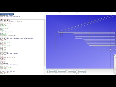 EXAMES de programas CNC para iniciantes (prog cnc em desbaste, acabamento, ranhurado e rosqueado)