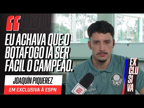 Palmeiras no Brasileirão, derrocada do Botafogo, Abel x Bielsa e mais: Piquerez abre o jogo no F90