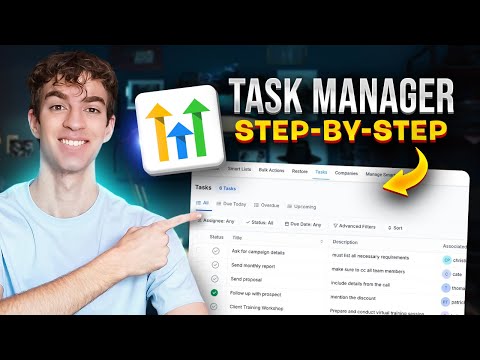 A Beginners Guide to The GoHighLevel Task Management Feature (2025)